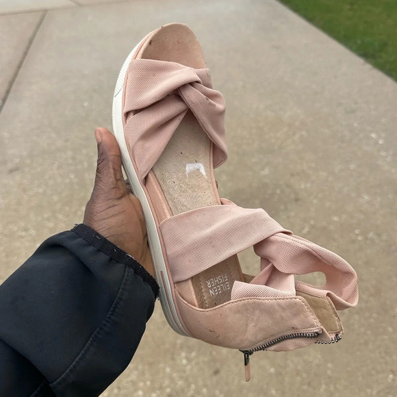 Eileen Fisher‎ Zanya Wedge Sandals - Picture 6 of 16